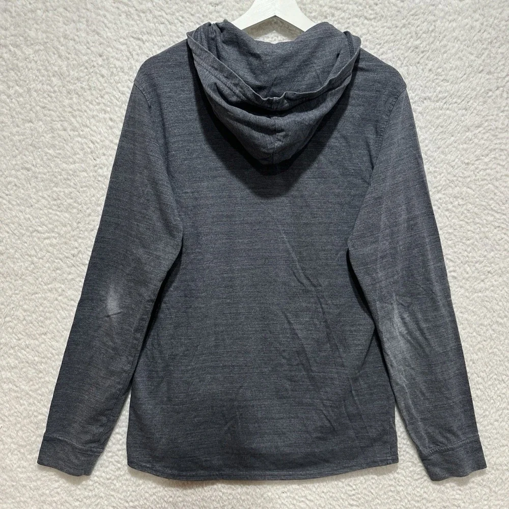 The North Face Hoodie Men's Size M Gray Standard Fit Tri-Blend Full‎ Zip USA